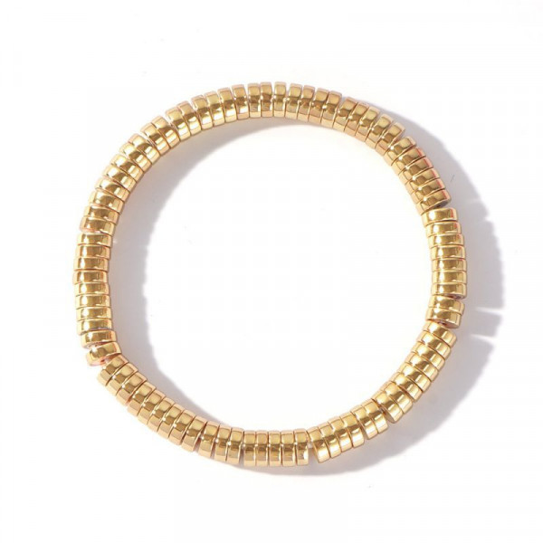 Браслет жесткий с рельефным плетением CJH69741