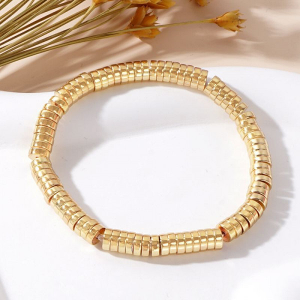 Браслет жесткий с рельефным плетением CJH69741