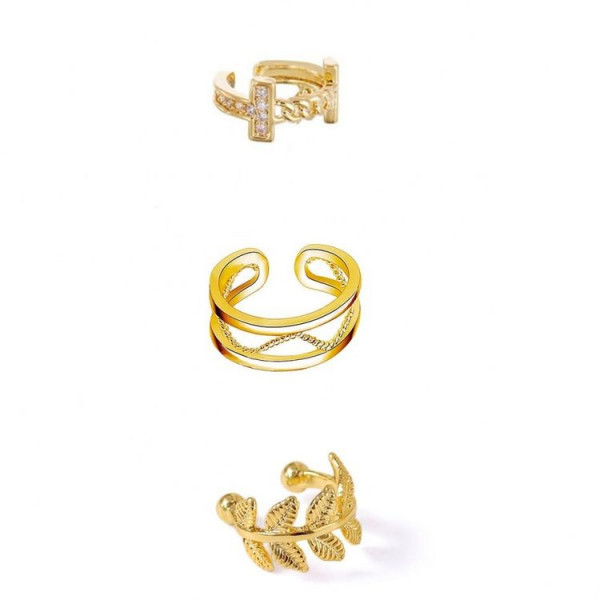 Сет каффов с кристальным декором 1J11002CJJ