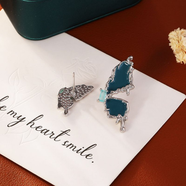 Серьги ювелирный сплав с серебряным гвоздиком J10400CJJ