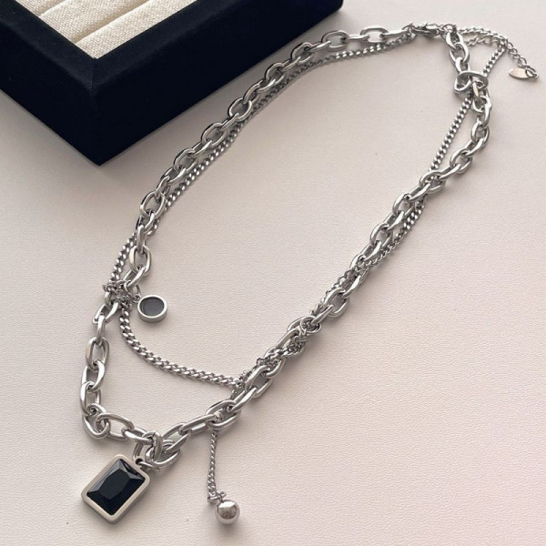 Колье из стали CJG62378