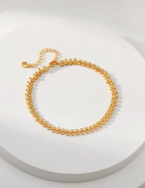 Браслет-цепь с плотными звеньями Z29598