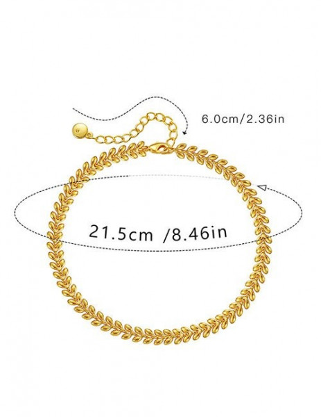 Браслет-цепь с плотными звеньями Z29598