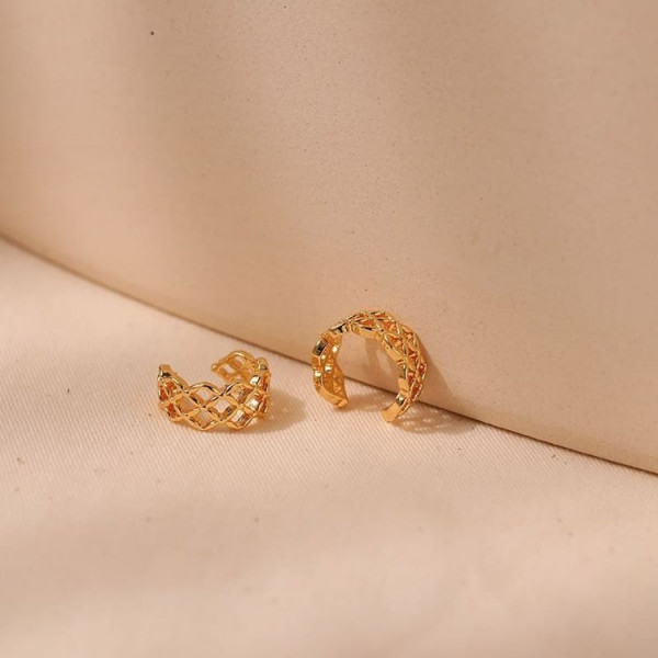 Набор золотистых каффов с плетением 1J11003CJJ