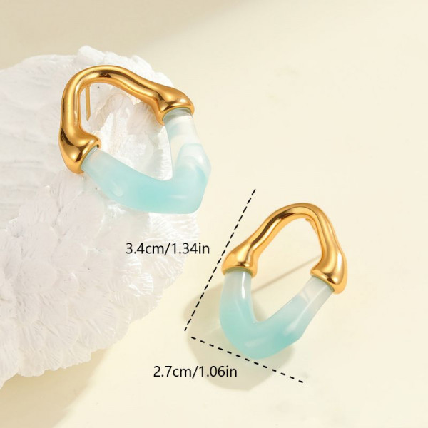 Серьги сталь CJR63505