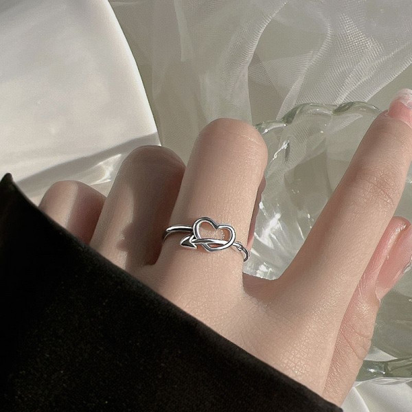 Кольцо сердце ювелирный сплав 1J12337CJJ