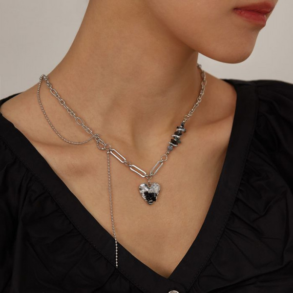 Колье медицинская сталь J10976CJJ