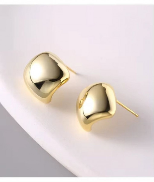 Серьги медь с напылением золотом J10719CJJ