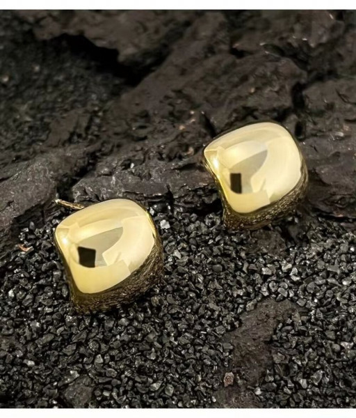 Серьги медь с напылением золотом J10719CJJ