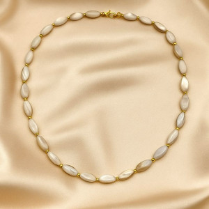 Жемчужные Бусы в классическом стиле с крупными звеньями 1J11332CJJ