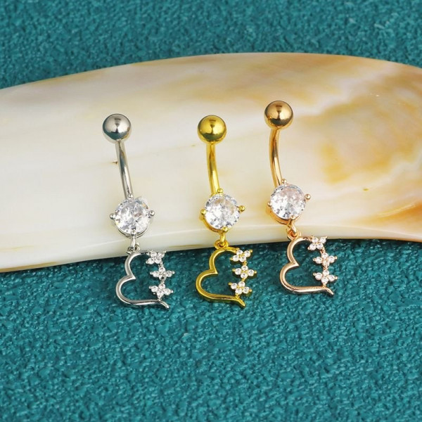 Пирсинг в пупок M86738