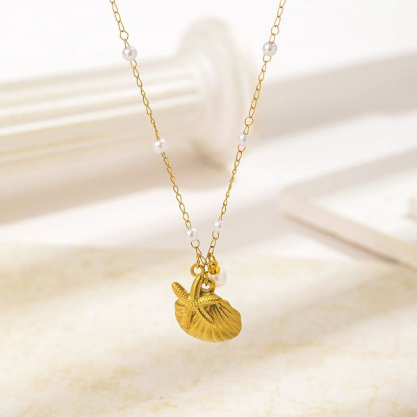 Колье из стали CJH15770