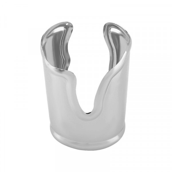 Браслет жесткий широкий в стиле манжеты с вырезами CJM07240