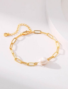 Браслет-цепь с изящным узлом R43928