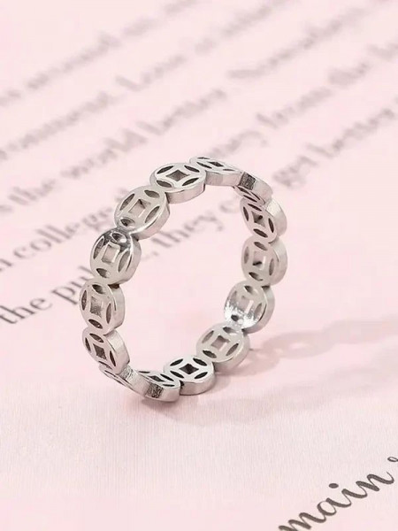 Кольцо стальное иероглиф J10165CJJ