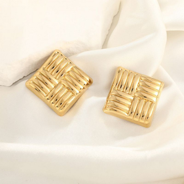 Серьги сталь CJH27347