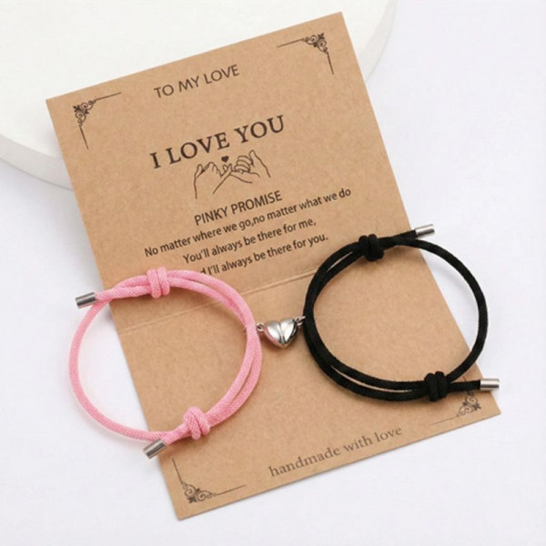 Парные браслеты нежная нить с секретным магнитом CJT59954