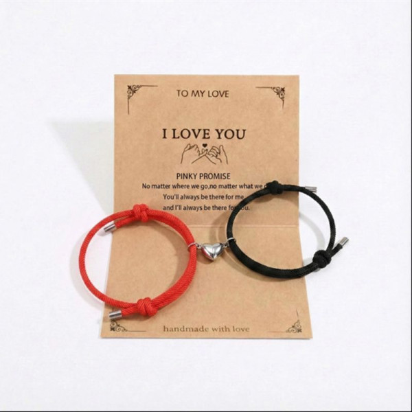 Парные браслеты нежная нить с секретным магнитом CJT59954