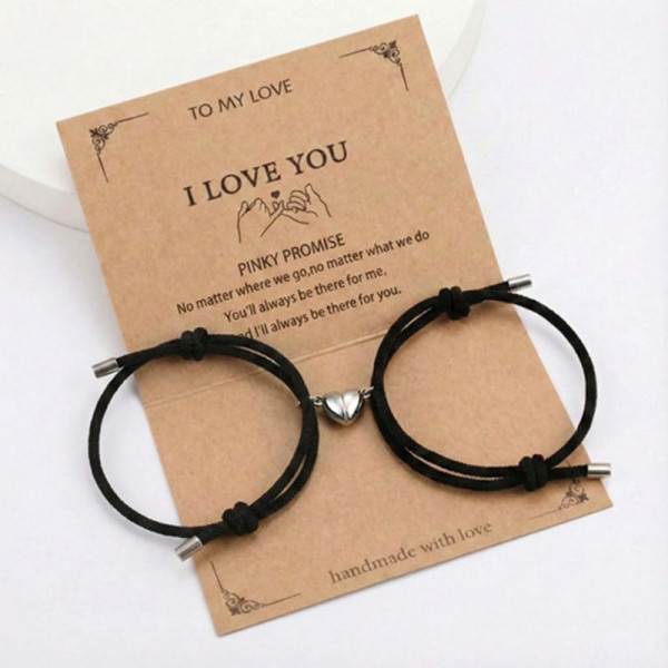 Парные браслеты нежная нить с секретным магнитом CJT59954