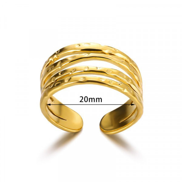 Многослойное разомкнутое кольцо из четырех полос CJL76074