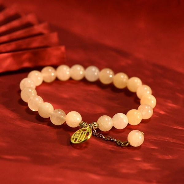 Браслет медовый янтарь с монетками J11057CJJ