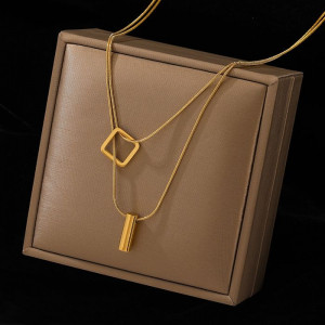 Стальное колье S28136