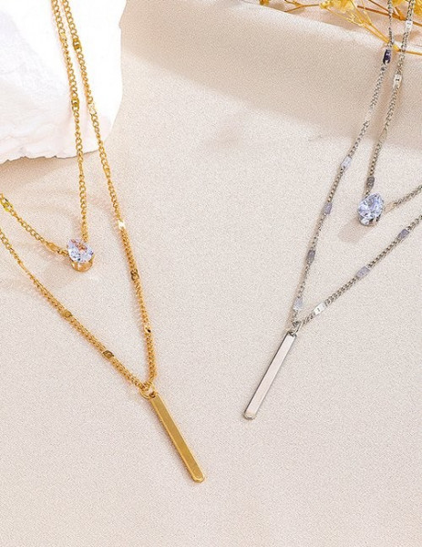 Двойная цепочка с прямоугольной плашкой и кристаллом M19377