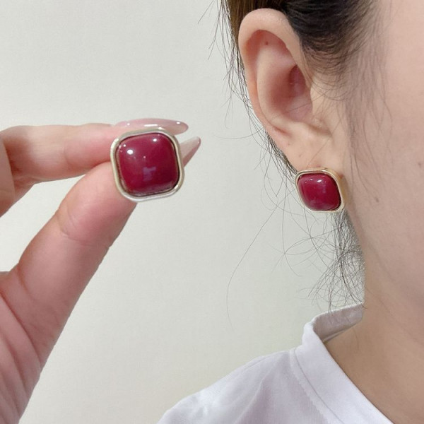 Серьги ювелирный сплав с серебряным гвоздиком J10405CJJ