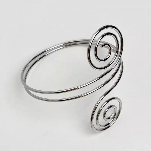 Браслет жесткий спиралевидный на плечо CJL26463