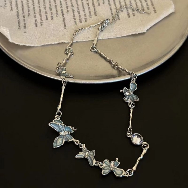 Оригинальное Ожерелье с декоративными бабочками CJD84022