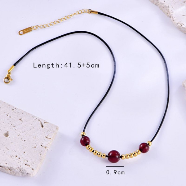 Колье из стали CJG24690