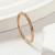 Минималистичное тонкое кольцо из золотистой стали CJD93701