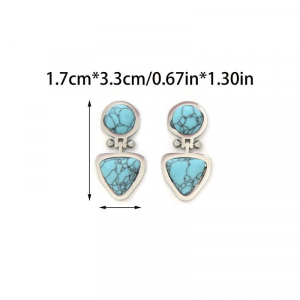 Серьги сталь CJP78172