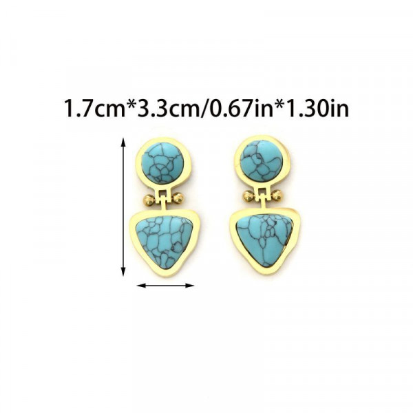 Серьги сталь CJP78172