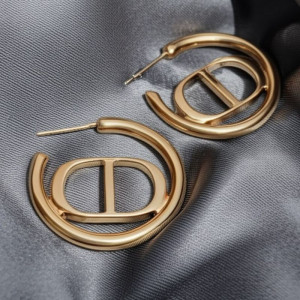 Серьги медицинская сталь с напылением золотом 1J11987CJJ