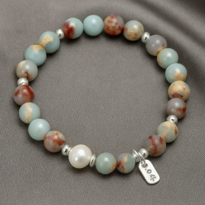 Браслет из бисера и камней 1J12175CJJ