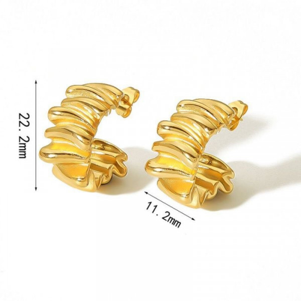 Серьги сталь CJE03950