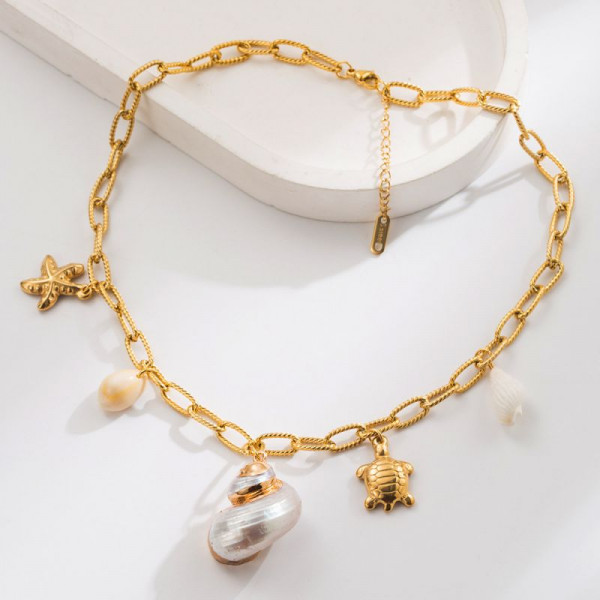 Колье из стали CJR69654