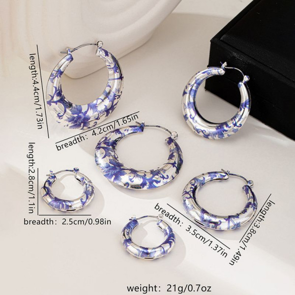 Серьги круглые ювелирный сплав 1J12343CJJ