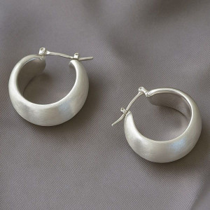 Серьги конго медь напыление платиной 1J12126CJJ