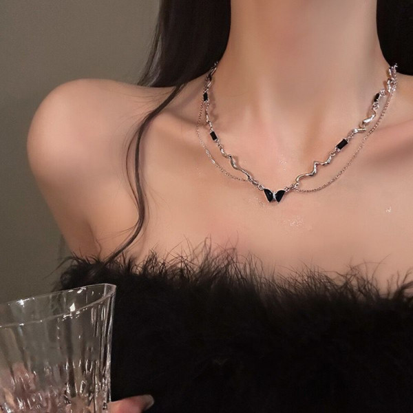 Колье из стали CJH63644