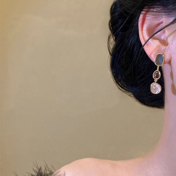 Серьги ювелирный сплав с камнями 1J12344CJJ