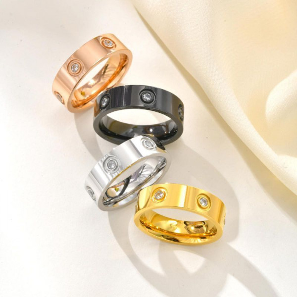 Классическое обручальное кольцо с зеркальным блеском CJP82379