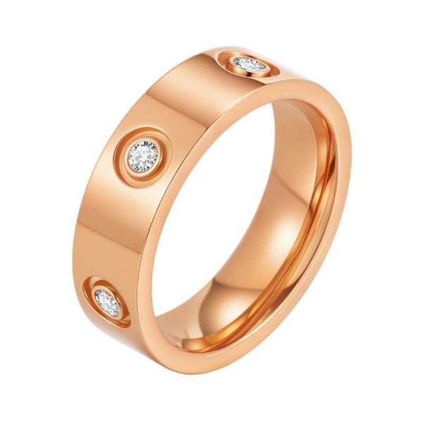 Классическое обручальное кольцо с зеркальным блеском CJP82379