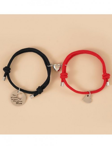 Парные браслеты морской бриз с символичными подвесками M09491