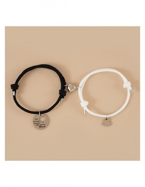 Парные браслеты морской бриз с символичными подвесками M09491