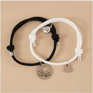 Парные браслеты морской бриз с символичными подвесками M09491