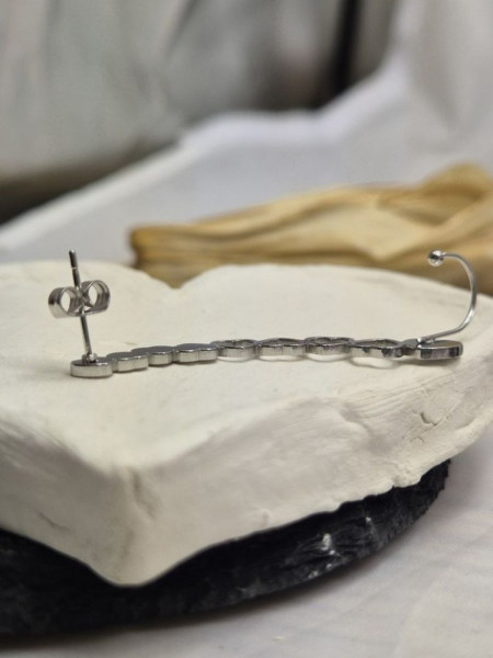 Серьга-клаймбер в форме сердец 1J11019CJJ