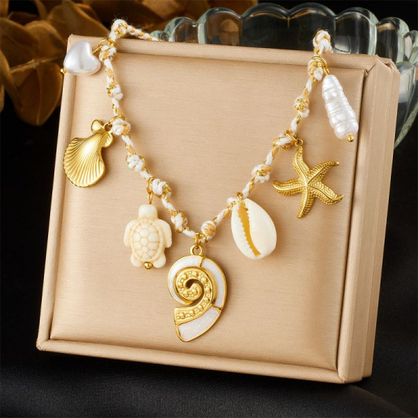 Колье из стали CJR62474