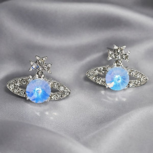 Серьги-гвоздики ювелирный сплав с камнями 1J12345CJJ